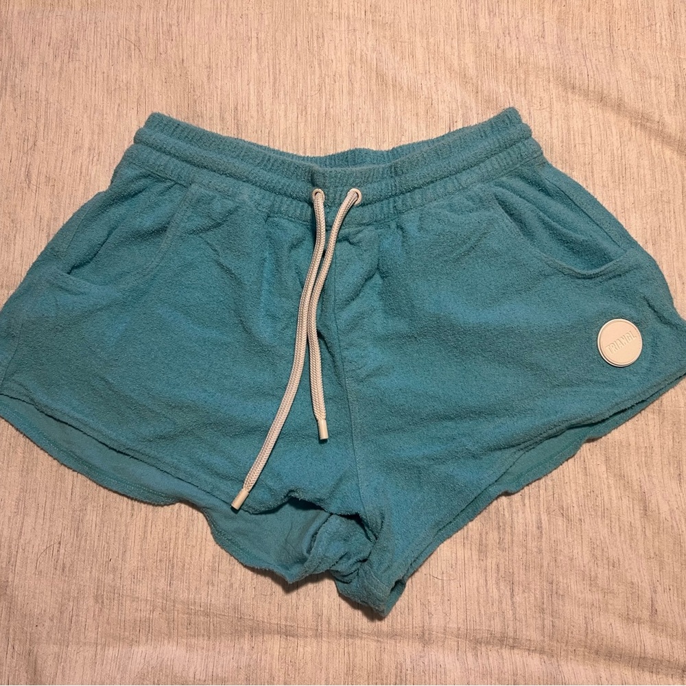NWOT TRIANGL Blue Nico Gordo Terry Shorts